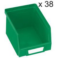 Lotto di 38 contenitori a becco Kangourou - Lunghezza 240 mm - 3.5 L - Manutan Expert