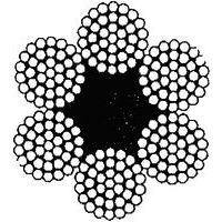 Diametri da 5 a 6 mm, 6 trefoli da 37 fili