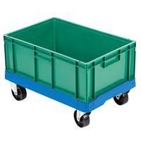 Base carrellata 150kg+contenit norma eur 39L-Manutan Expert